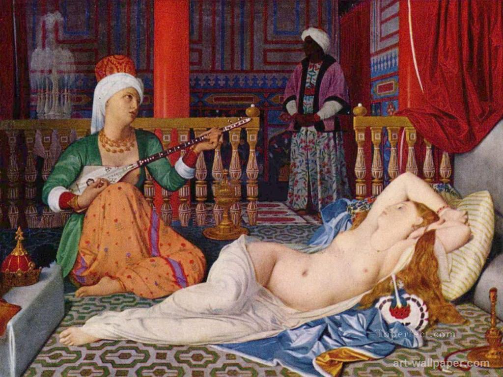Odalisque with Slave Arabs Oil Paintings